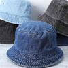 Cotton Bucket Hat Foldable Bucket Hat Hip Hop Hat Sun Hat Retro Fishing Hat
