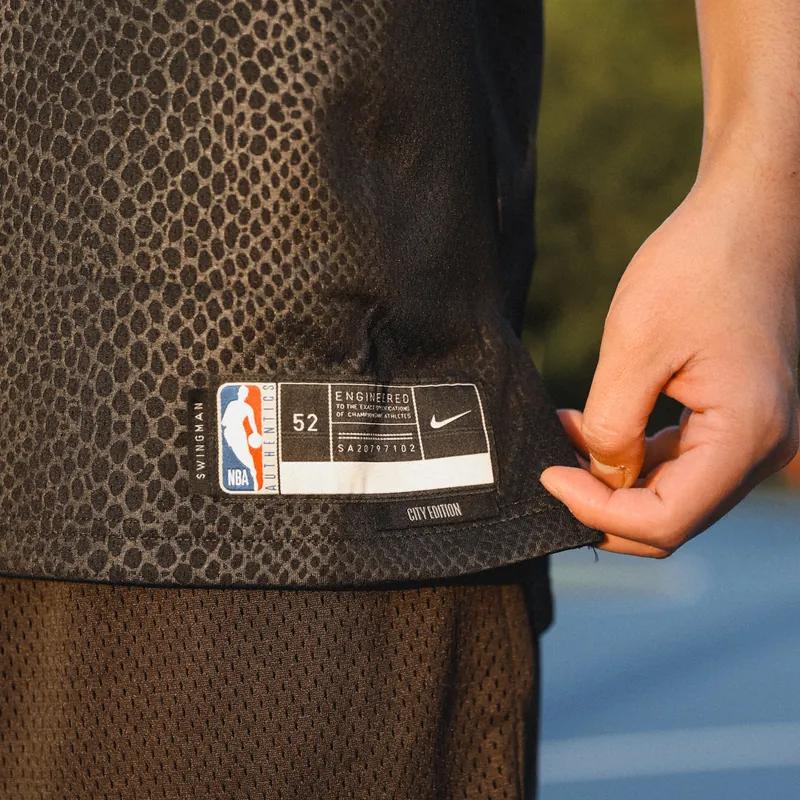 Nike Kobe Mamba Mentality Los Angeles Lakers City Edition Swingman Джерси черные топы унисекс FN7297-010