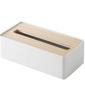 Yamazaki Jitsugyo Tissue Case with Lid L Natural W26 X D13 X RIN Tissue Box Paper Towel Case 7730 Approx. H8.2cm