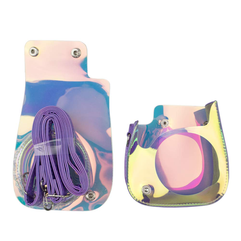 Kinokoo instax Fujifilm instax mini11 чехол для камеры instax mini11 защитный чехол instax с плечевым ремнем чехол из ПВХ, (пурпурный)