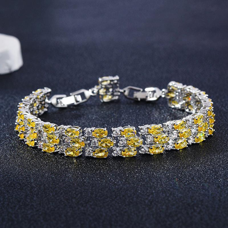 Браслет Wind Zircon Медь, инкрустированная бриллиантами, Ювелирные изделия Унисекс Квадратный Геометрический Браслет