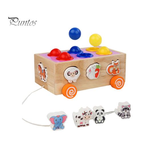 Монтессори деревянная ферма головоломка игрушка для детей 1 2 3 лет красочная морковка урожай игра с червяками рыб магнитная ловля занятие образовательное обучение