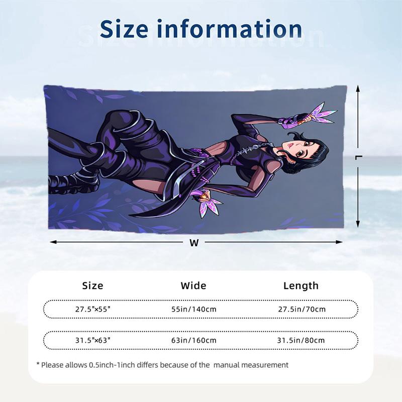 Kpop demon hunters Beach towels also serve as bath towels summer essential a musthave for the outdoors the beach and the pool