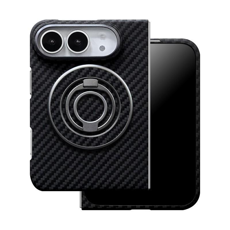 Aramid Fiber Phone Case IPhone 18 Magnetic Hard Cover Carbon Texture Protective Shell