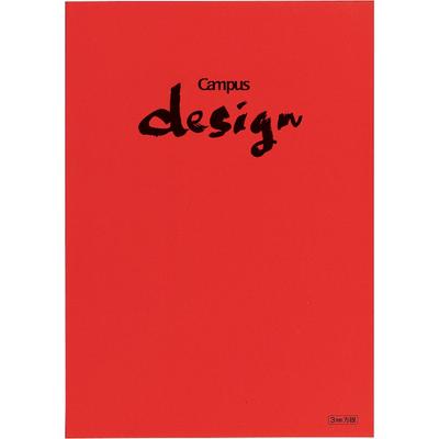 KOKUYO Note Campus Design Note 3 мм Сетка A4 Красный Yosa-10R