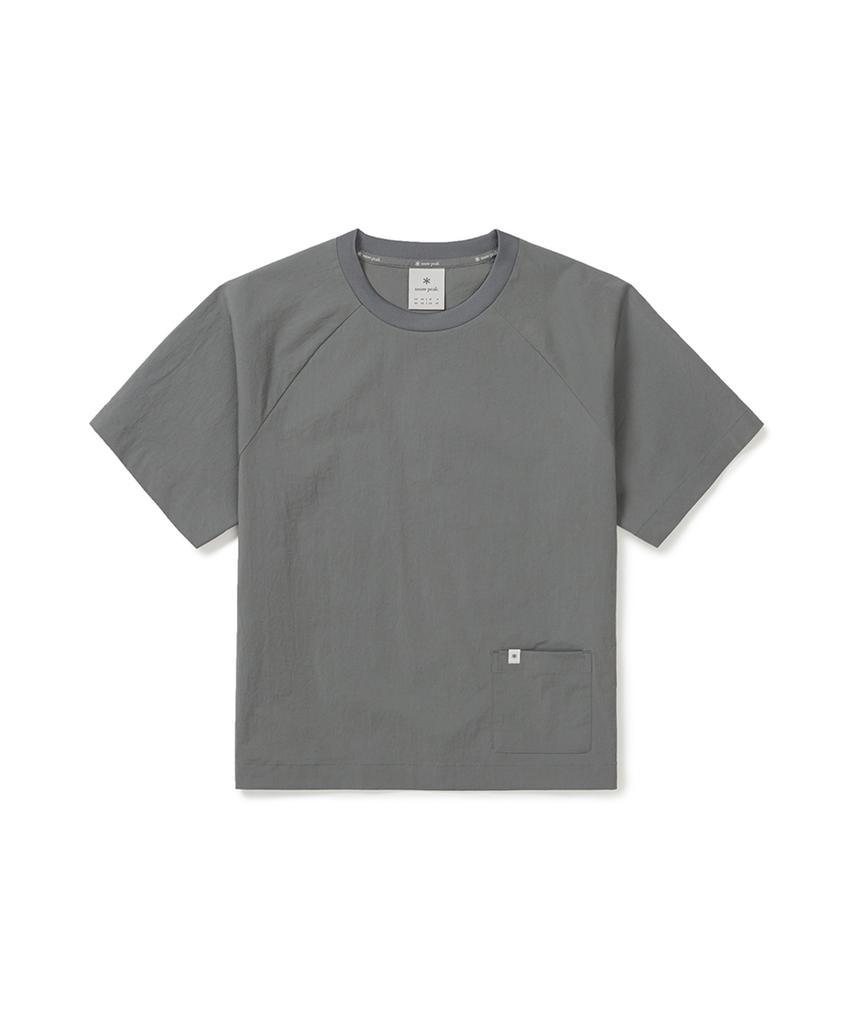 SNOWPEAK APPAREL Женская футболка с карманом и коротким рукавом Root (S25Mwrts61) Темно-серый