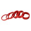 Riser Aluminum Zinc Zinc Alloy MTB Road Front Fork Washer Bike Headset Washer Stem Spacers Handlebar Spacers