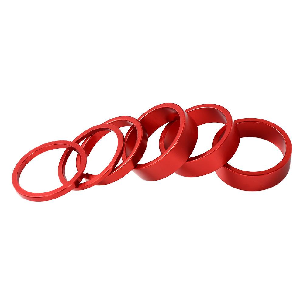 Riser Aluminum Zinc Zinc Alloy MTB Road Front Fork Washer Bike Headset Washer Stem Spacers Handlebar Spacers