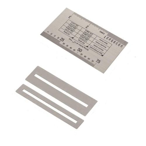 Guitar String Height Scale VGEBY Guitar String Gauge with Fret Protector, String Action Ruler Gauge Tool Set for Guitar, Bass, and Musical Instruments