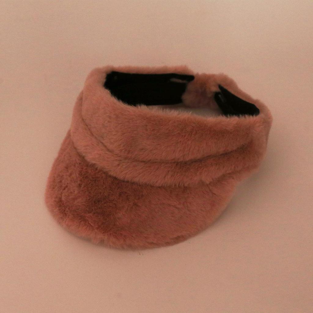 Шляпа с круглыми полями из искусственного меха с леопардовым принтом: Женская плюшевая, теплая, модная осенне-зимняя шапка