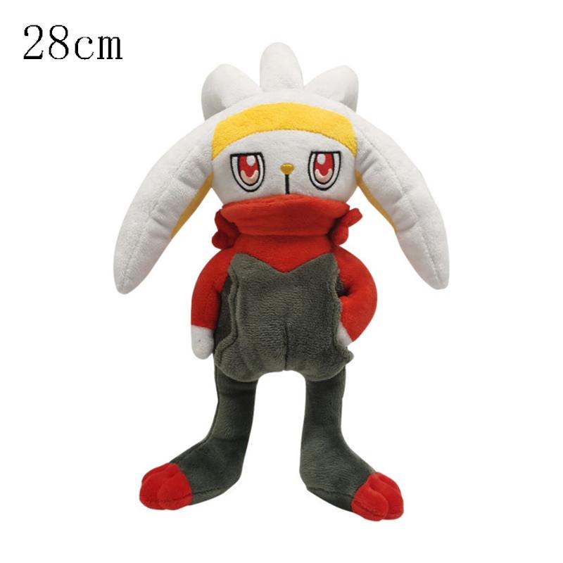 Плюшевые игрушки Scorbunny Sobble Grookey, Динамакс Иви, Rillaboom, Cinderace, Sword&Shield, Мягкие куклы, Кавайные аниме-игрушки, Подарки для детей