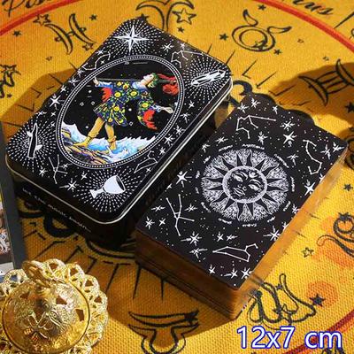 Классические карточные игры Таро с железом 12x7 см для начинающих