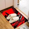 1PC Custom Name Through Cityscape Theme Floor Mat Ideal for Living Room, Game Rooms, Office, Bedroom,Floor Mat Playful Design