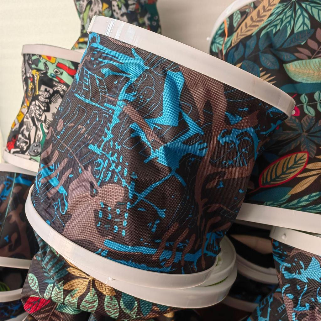 Portable Outdoor Folding Canvas Fish Bucket