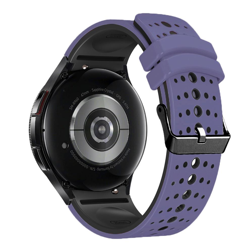 Силиконовый ремешок без зазора для Samsung Galaxy Watch FE 7 6 44мм 40мм/6 Classic 47мм 43мм Дышащий ремешок для Watch Pro 45мм 4 Classic
