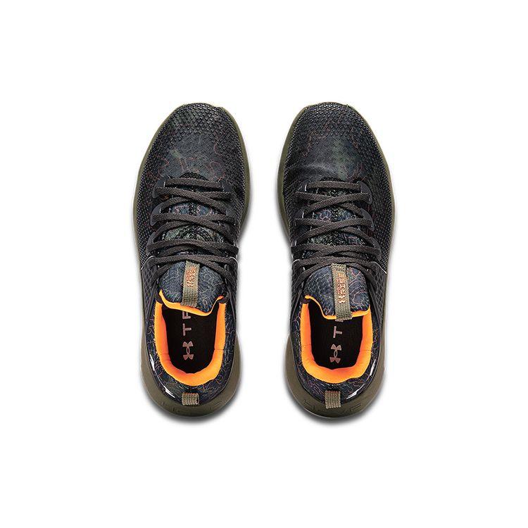 Under Armour HOVR Rise 3 Printed Tent Jet Grey Мужские кроссовки Черные 3025098-300