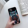 Чехол для телефона ED12 Cartoon Art Owl для iPhone 6 6s 7 8 11 12 13 14 15 XS Pro Max XR X SE Samsung S20 S21 S22 S23 S24 FE Ultra Plus Lite S21S A55