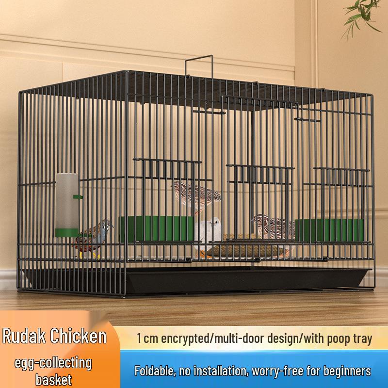 Рутин Зашифрованная Большая Клетка для Птицы: Идеально для цыплят, утят, перепелов, каролинок