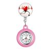 Lancardo Nurse Nurse Pocket Pocket Nursery Pink Watch, Watch, Watch, Watch, Силикон, Съемный, Растягивающийся, Мужской, Женский, Милый, Сердце, Учитель,