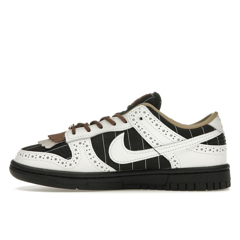 Nike Dunk Low LX Brogue Women Sneakers Black Summit-White Cacao-Wow FV3642-010