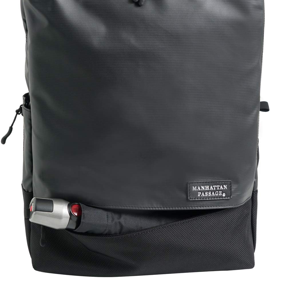 Manhattan Passage 3316BK Хорошо организованный городской рюкзак, Плюс 2.1 (черный)