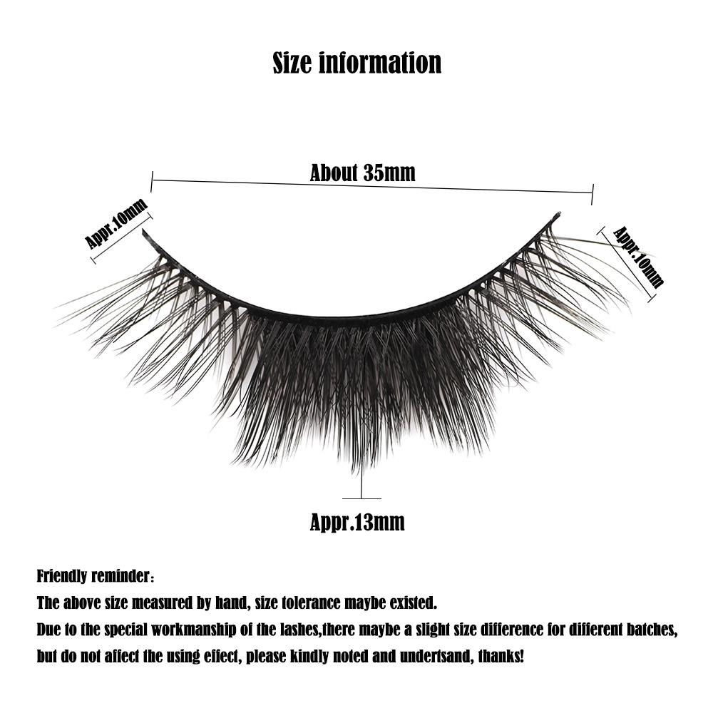 Squint Cyclone Thick 3D Cat Eye False Eyelashes for Cosplay & Party