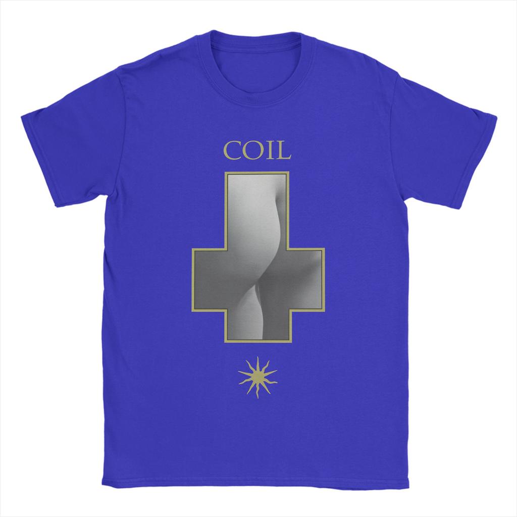 Coil Scatology Album TShirt Summer Vintage TShirts Pure Cotton Fashion Tee Shirt For Unisex Casual Tees