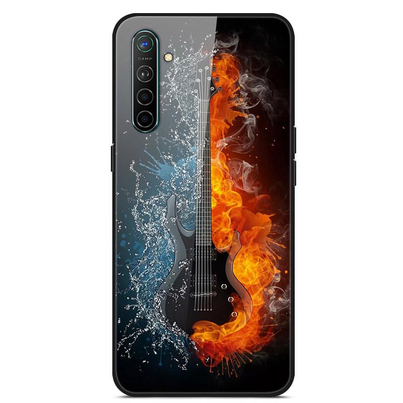 Для OPPO Realme XT Закаленное Стекло Чехол Мягкий Бампер Жесткий Funda Для OPPO Realme 6 Pro Realme X2 XT Чехол для Телефона Realme6 Задняя Крышка