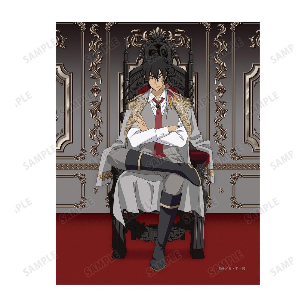 Katekyo Hitman Reborn! Original Illustration of Xanxus [10 Years Later] Dreaming Throne ver. Canvas Board