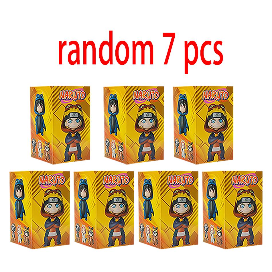Аниме 9 шт./набор Фигурки Наруто Модель Наруто Саске Какаши 8 см Кукла Дизайн костюма ПВХ Игрушки Куклы Подарок для ребенка