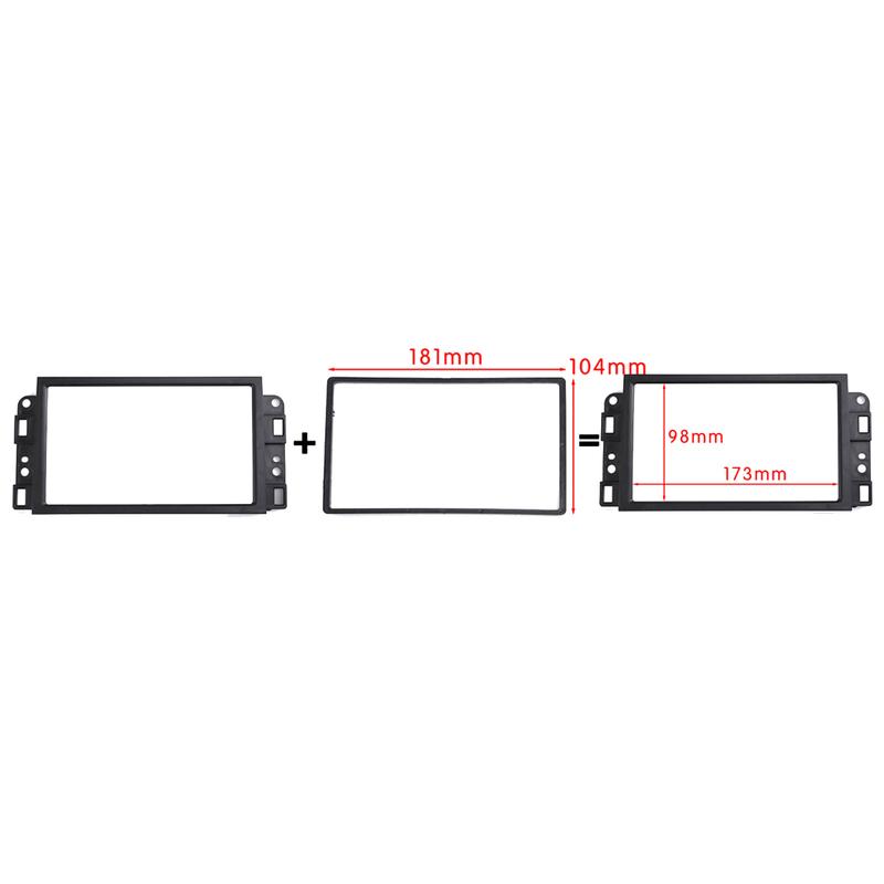 2DIN Панель-рамка для автомагнитолы CD/DVD для Chevrolet Captiva / Lova / Gentra / AVEO