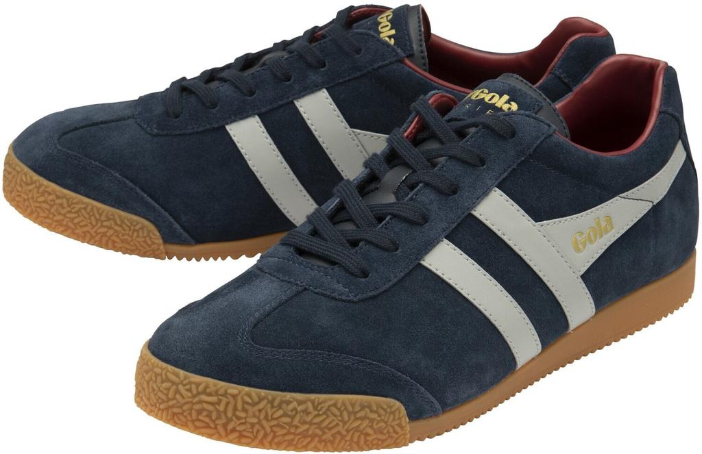 Кроссовки Gola Harrier Suede (CMA192) navy/grey/red