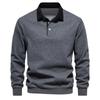 Autumn Long Sleeve Polo Collar Hoodie Men's Hoodie Casual Pullover