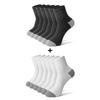 6/12 пар мужских хлопковых носков для бега средней длины, высококачественные повседневные дышащие спортивные носки для мужчин и женщин, мягкие носки