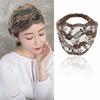 Hair Hoop Lace Flower Headband Non Slip Wide Side Head Wrap Elegant Mesh Hollow Hairbands  Daily