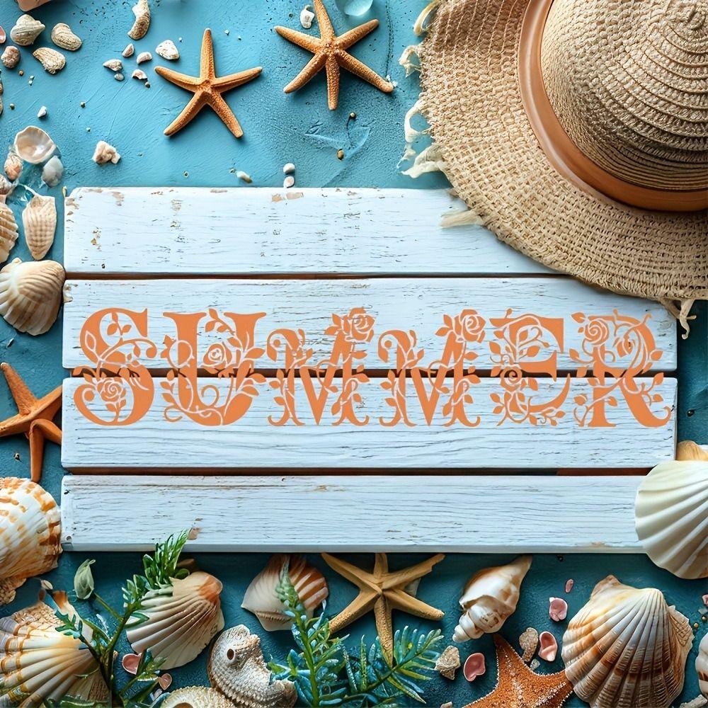 36 шт. шаблонов для рисования своими руками Роза Буква Полый шаблон для граффити Форма для распыления Наклейки на стену