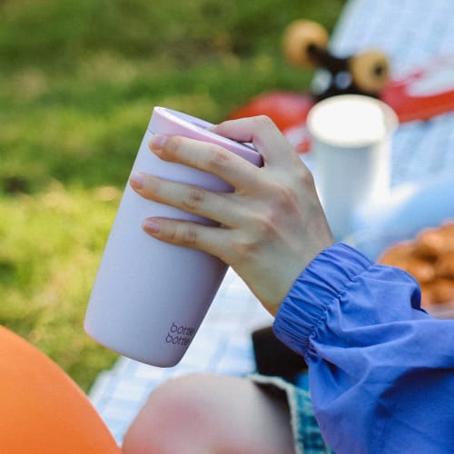 BOTTLE BOTTLE Tumbler, 350ml, One-Touch Closure, Leak-Proof, Vacuum Insulated, Thermos Mug for Coffee and Tea, Keeps Hot or Cold, Stainless Steel, Por