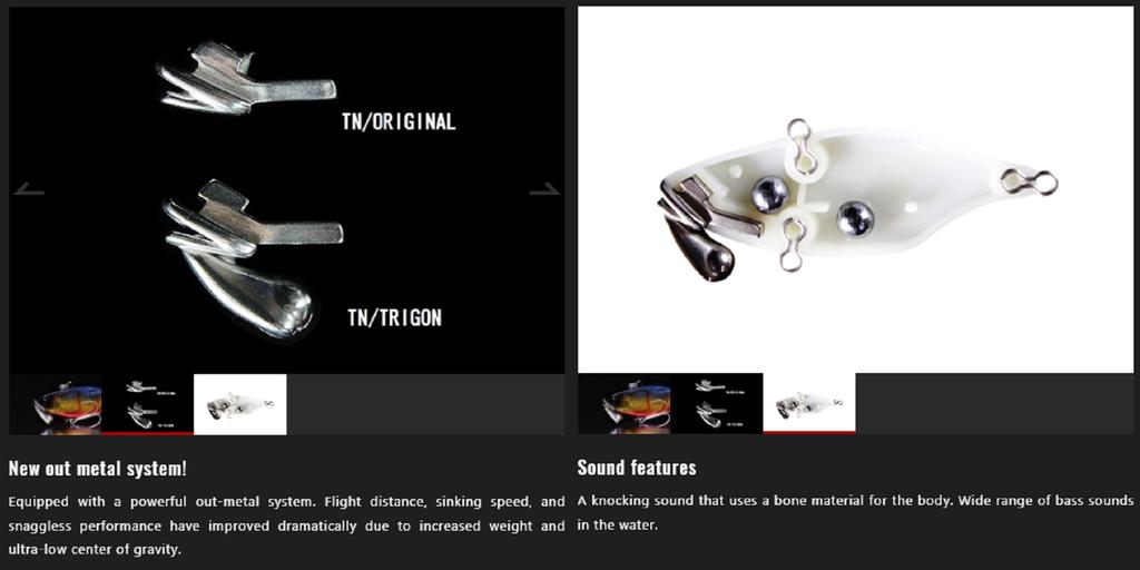Jackall TN 60 Trigon Vibration Lure HS Impact Красный (6279)