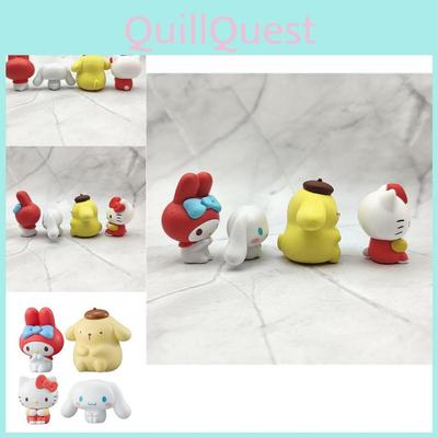Очаровательная фигурка My Melody из ПВХ, аниме, коллекционная, милый декор для приборной панели автомобиля