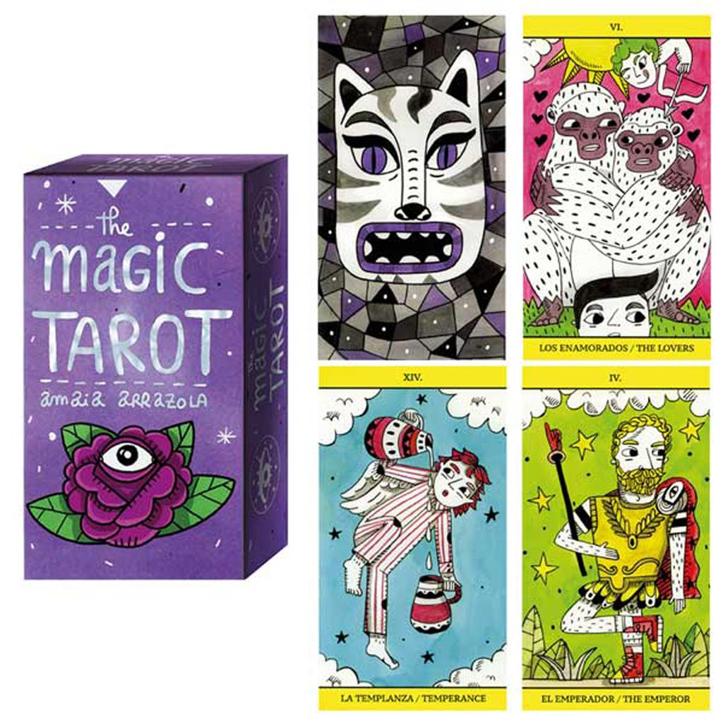 Les Trésors De Lily [R2811] - Creative Tarot 'The Magic Tarot' Purple - 11. 5x6x3cm