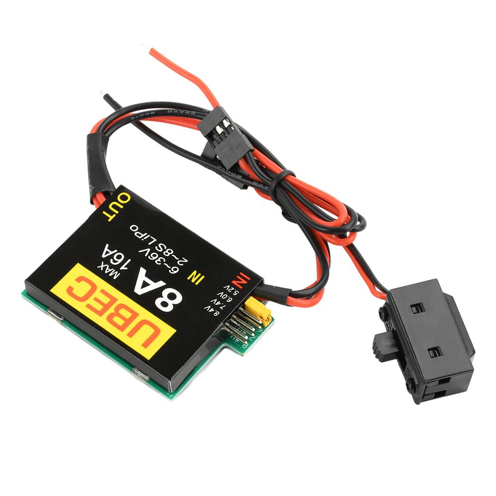 2S-8S/4S-6S BEC и двойной UBEC 8A/16A Выход 5.2V-8.4V Регулируемое независимое питание сервоприводов RC Автомобили Самолеты с фиксированным крылом Роботизированная рука
