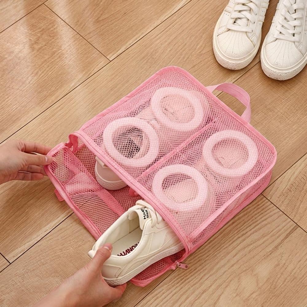 With Hanging Loop Shoe Washing Machine Bag Mesh Shoe Protector Bag Shoe Wash Bag Washer Washing