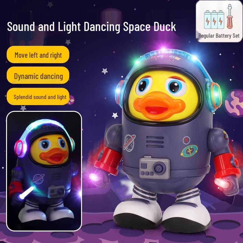 Electric Dancing Astronaut Duck Toy - Singing Robot for Babies & Toddlers (3-12 Months)
