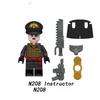 Военные Солдаты Сержант Фигурка Конструктор Шлем Рюкзак Оружие Игрушки для Детей Креативный Подарок