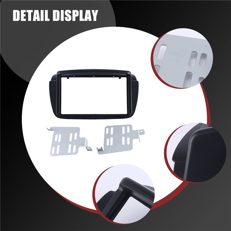 ABTU-Car Radio Fascia For Fiat Doblo Opel Combo Tour DVD Stereo Frame Plate Adapter Mounting Dash tallation Bezel Trim Kit