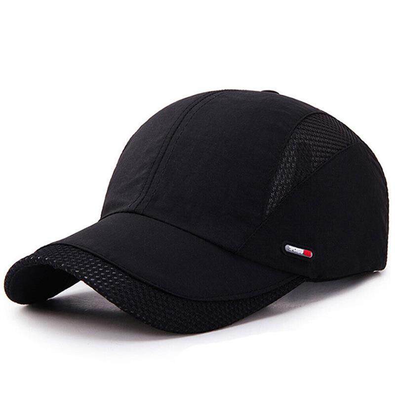 1 шт. Унисекс Дышащая сетчатая бейсболка, Регулируемая быстросохнущая спортивная шляпа, Защита от солнца Уличная кепка тракера