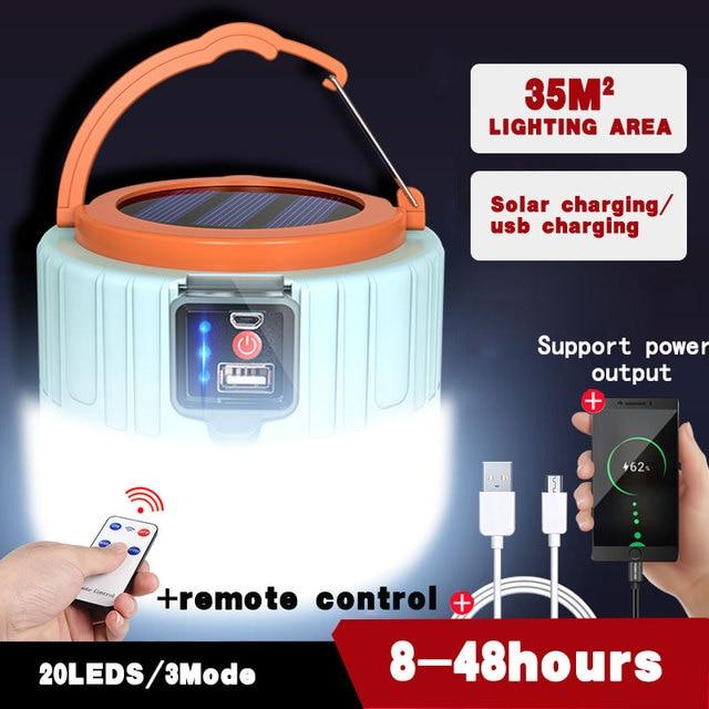 Светодиодная солнечная зарядная лампа, энергосберегающая лампа, лампа для ночного рынка, мобильная уличная лампа для кемпинга, отключение солнечной энергии, аварийное освещение