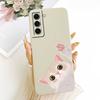 For Samsung Galaxy S22 5GCase Stylish Painted Sunset Flowers Silicone Back Cover For Samsung s22 S22 5G SM-S901B Phone Cases