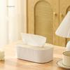 1pc Nordic Simplicity Style Tissue Box with Wooden Cover Home Living Room Desktop Napkin Box Bathroom Toilet Tissue Box