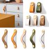 Wardrobe Eco-Friendly Furniture Handle Cabinet Handle Drawer Pull Knobs Leather Door Handles